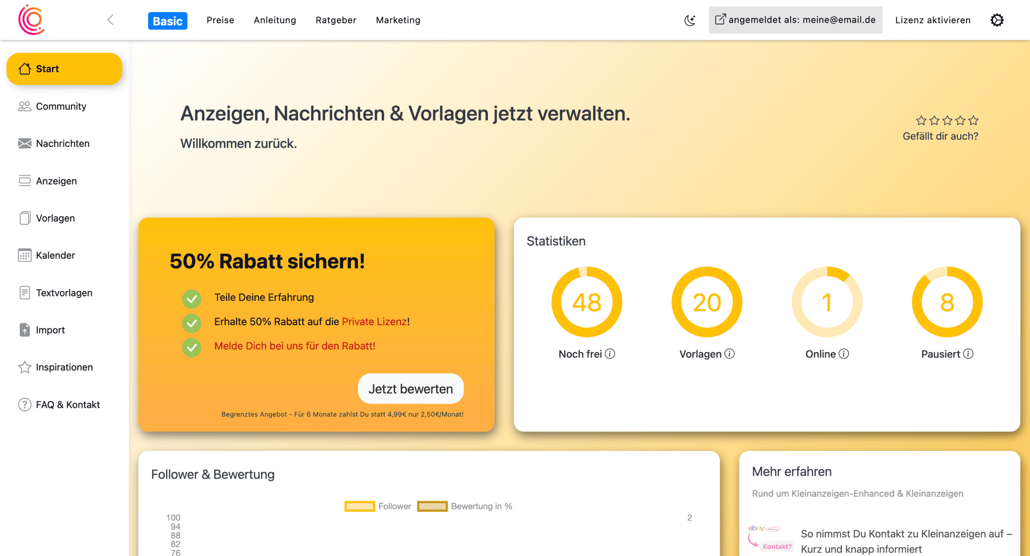 Dark / Light Mode KleinanzeigenEnhanced