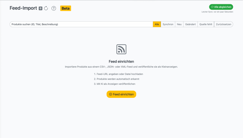 Feed Import